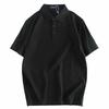 Export Tail Order Factory Leftover Stock Summer Thin Short-Sleeved Polo Shirt Loose Plus Size Men Business Casual Top Clothes