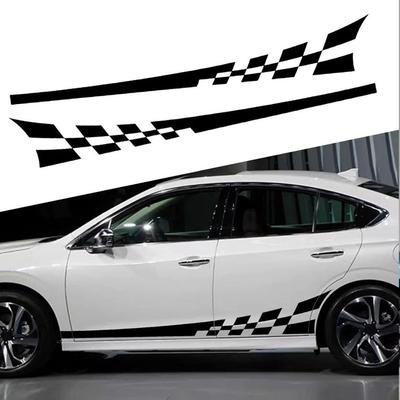 Universal Reflective Car Body Decal Sticker - Side Skirt Decoration for Car Modification