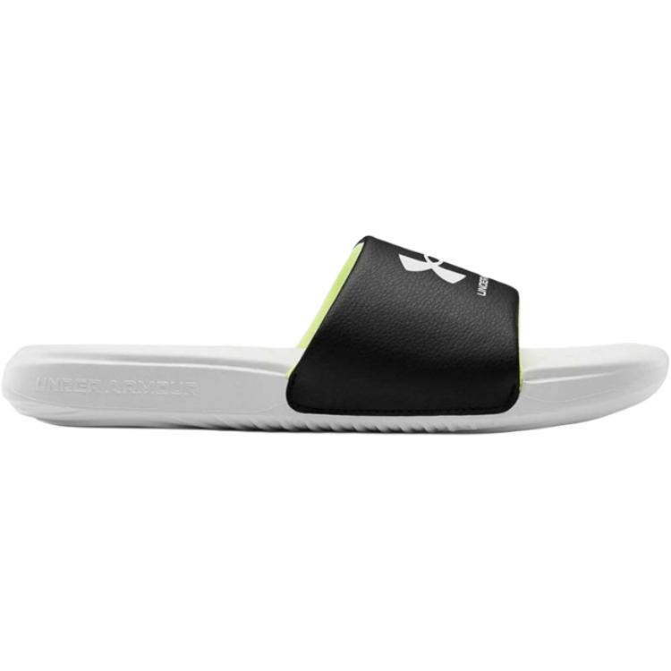 Under Armour Ansa Festgleiter GS Weiß Schwarz Kinder Sneaker 3023789-103