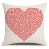 Valentine's Day Pillow Cover New Letter Love Sofa Cushion Cover Short Plush Cushion Pillow
