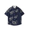 Summer 3D Printed Short Sleeve Flower Shirt Men'S Vintage Hawaiian Beach Casual Loose Men'S Large Size Shirt