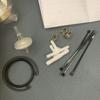 Universal SQV 4 Turbo Blow Off Valve for HKS VI SSQV BOV Aluminum Pull-Type With Adapter Black Silver New