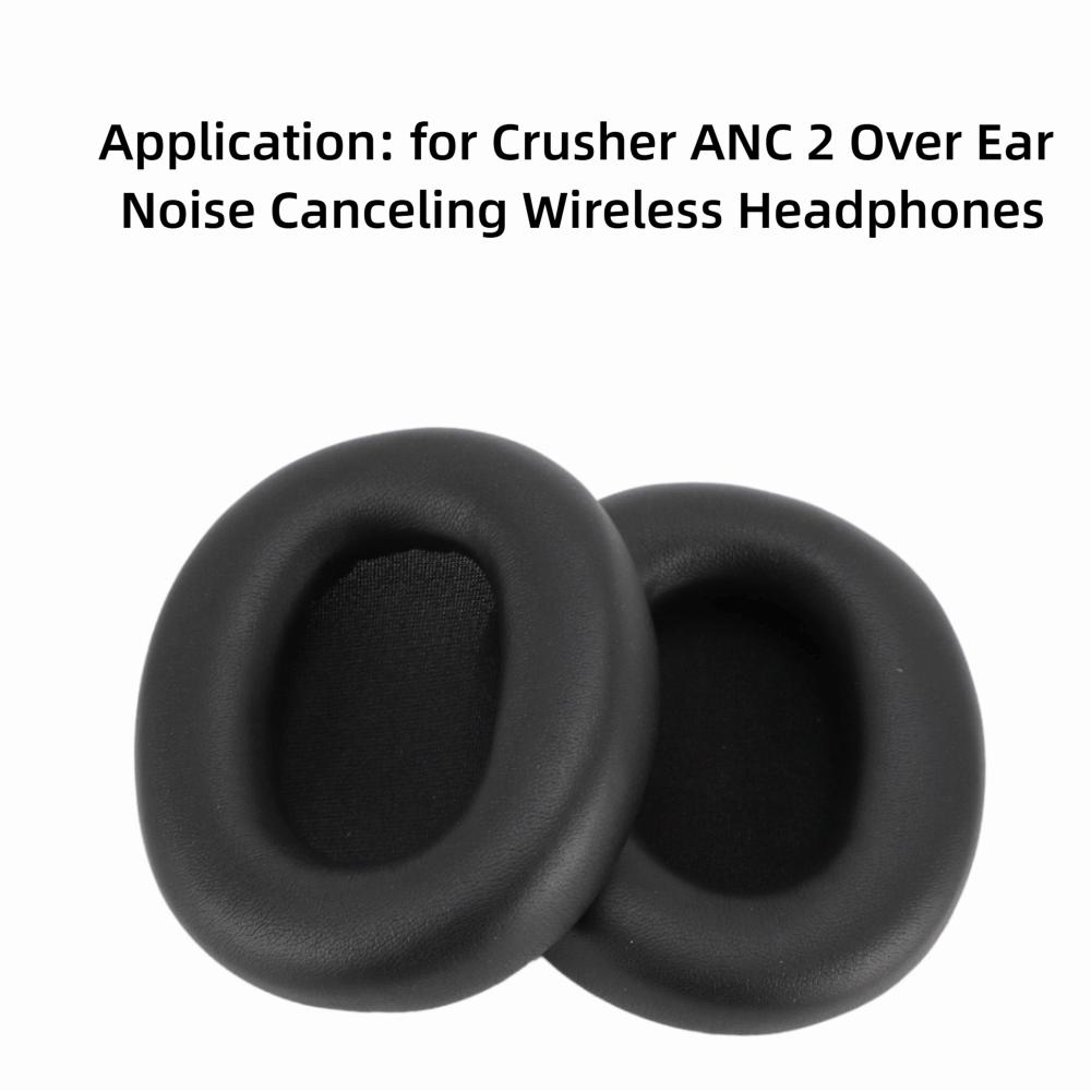 Soft and Comfortable Replacement Ear Pads Noise Isolation Ear Cushions for ANC 2 Over Ear Noise Canceling Wireless Headphones