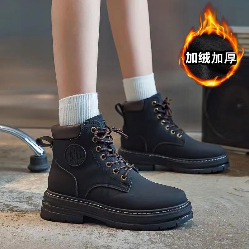 Spring New Breathable High-top Martin Boots Men's Retro Tooling Shoes Boots Platform Short Boots Casual Shoes