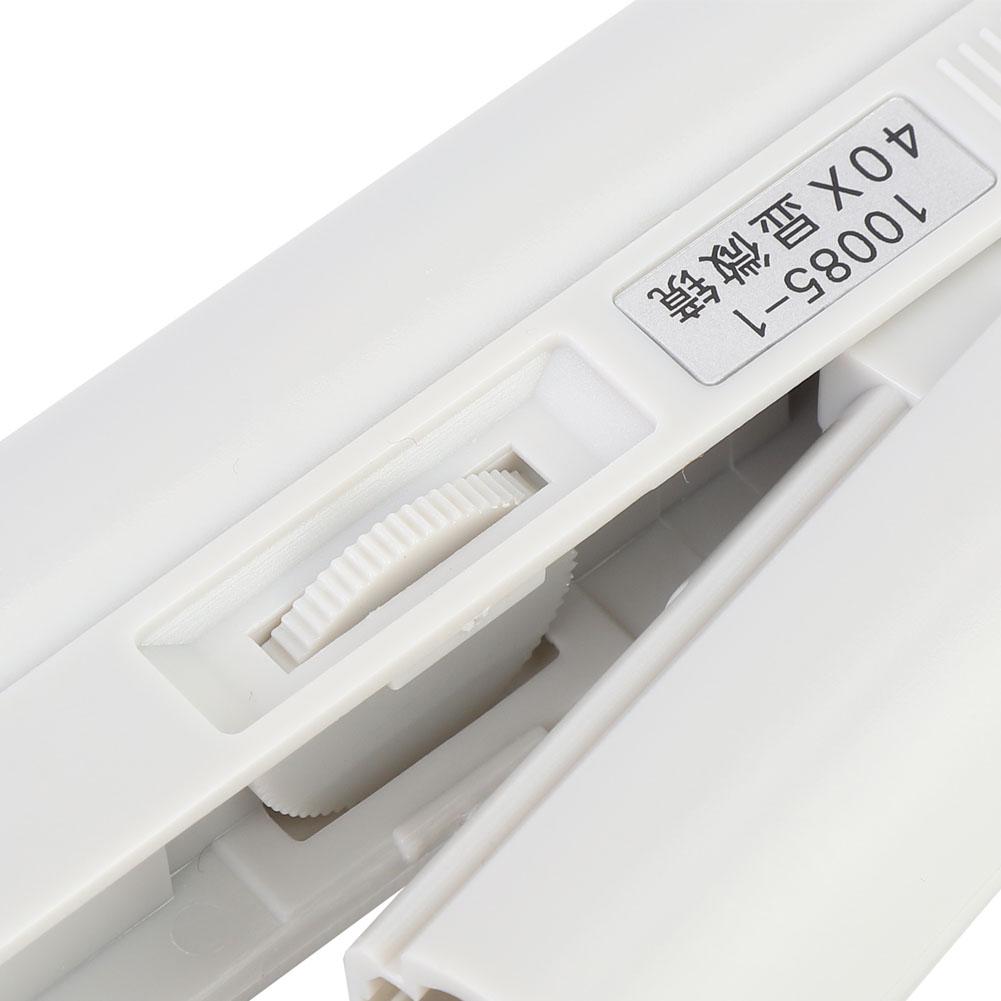 40X Zoom Pocket Sized LED Microscope Magnifier Micro Lens for Universal Mobile Phones