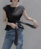 Memua Sherry Strap Blouse (Black)