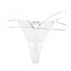 Women's Seamless Thong Metal Ring Sexy Cotton Crotch Breathable Underwear