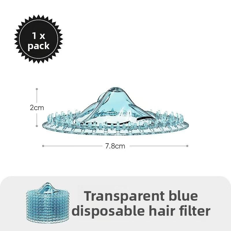 Disposable PVC Drain Hair Catcher Modern Shower Sink Strainer for Bathroom