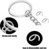 20/48cs/Lot Keychain Open Jump Rings Jewelry Making Accessories Kits for DIY Key Chain Key Ring Pendants