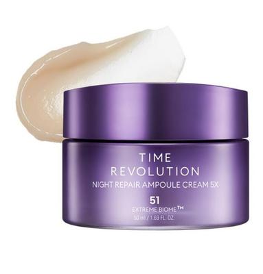 Time Revolution Noční regenerační ampulkový krém 5X | Intenzivní noční péče proti stárnutí 50ml