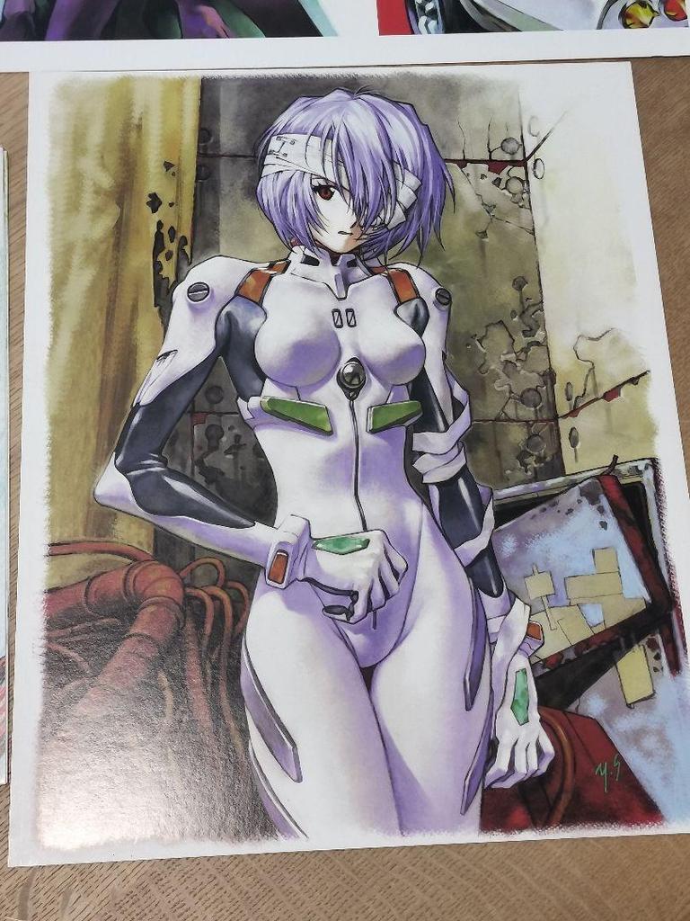 [USED] "Der Mond Yoshiyuki Sadamoto Art Collection" Limited Edition with 2 original reproductions and a large poster