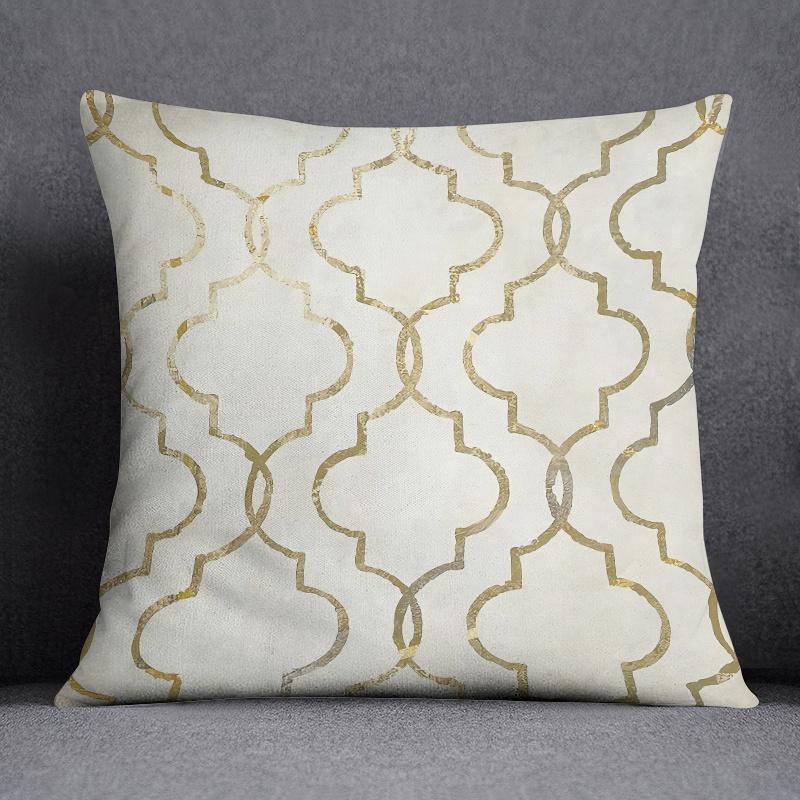 Schwarz Gold Muster Coole Serie Kissen Geschenk Home Office Dekoration Kissen Schlafzimmer Sofa Auto Kissenbezug Kissenbezug