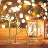 Rentier Weihnachtsdeko, Metall Rentierfiguren, Moderne Minimalistische Weihnachts-Skulptur, Elegante Indoor-Feiertagsdeko