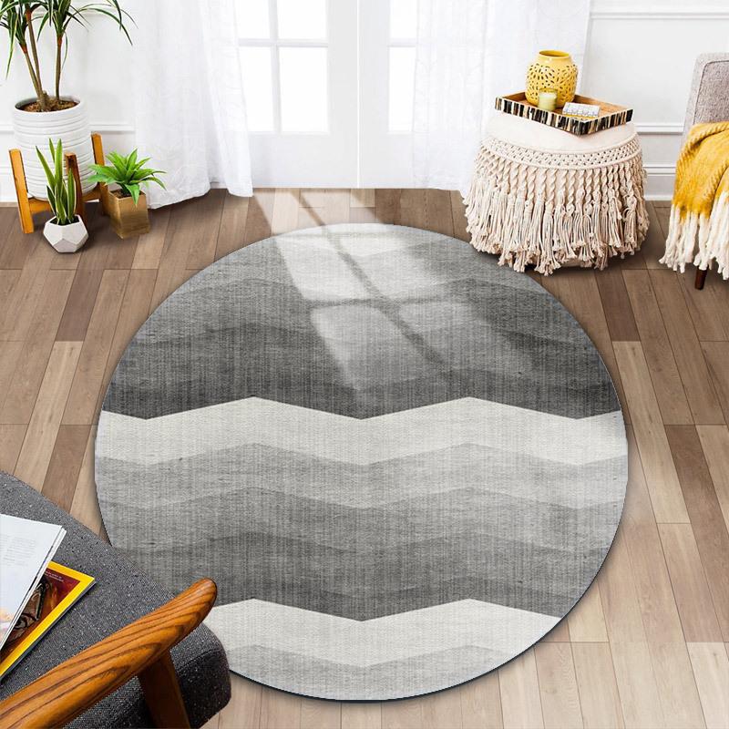 

Круглый ковер для современной гостиной в скандинавском стиле, коврик для стула, декоративный коврик для кровати diameter 60CM