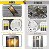 3Pcs/set LED Candle Light Electronic Battery Flickering Fake Tealight with Remote Control Timer for Christmas Wedding LED Lights