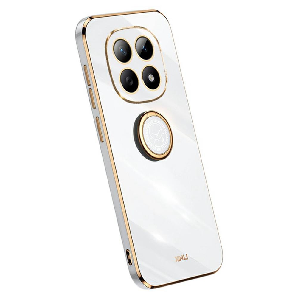 

XINLI For Xiaomi Poco M8 5G/Redmi Note 15 5G (Global) Case Ring Kickstand Electroplating TPU Phone Cover