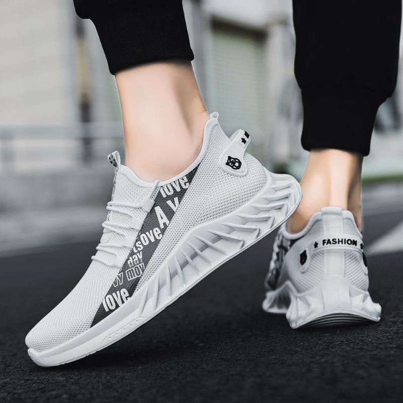 Fashion Sneakers Men Versatile Casual Sports Men's Mesh Running Comfortable Platform Casual Shoes Trendy Men's Shoes Tenis Para Hombre