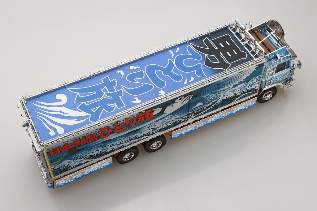 Aoshima Bunka Kyozaisha Truck Yaro Series Ichibanboshi Hot Air 5000km Plastic Model 1/32 No.2