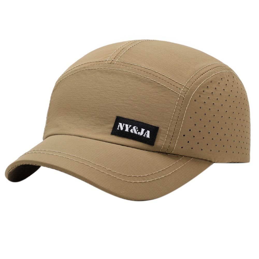 New Breathable Baseball Cap Lightweight Soft-Top Camping Hat Quick-Drying Sunscreen Cap Summer