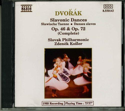 

CD ZDENEK KOSLER - Dvorak: Slavonic Dances Japan Classical Used