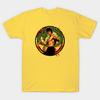 Herren Schwarzes T-Shirt mit Aufdruck Der Drache No-Cut Transferpapier Druck Baumwoll-T-Shirt
