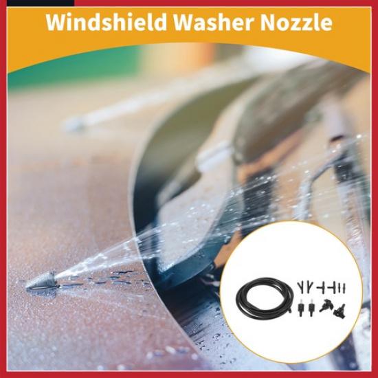 Windshield Washer Nozzle Kit for Nissan Juke with Hose Connector