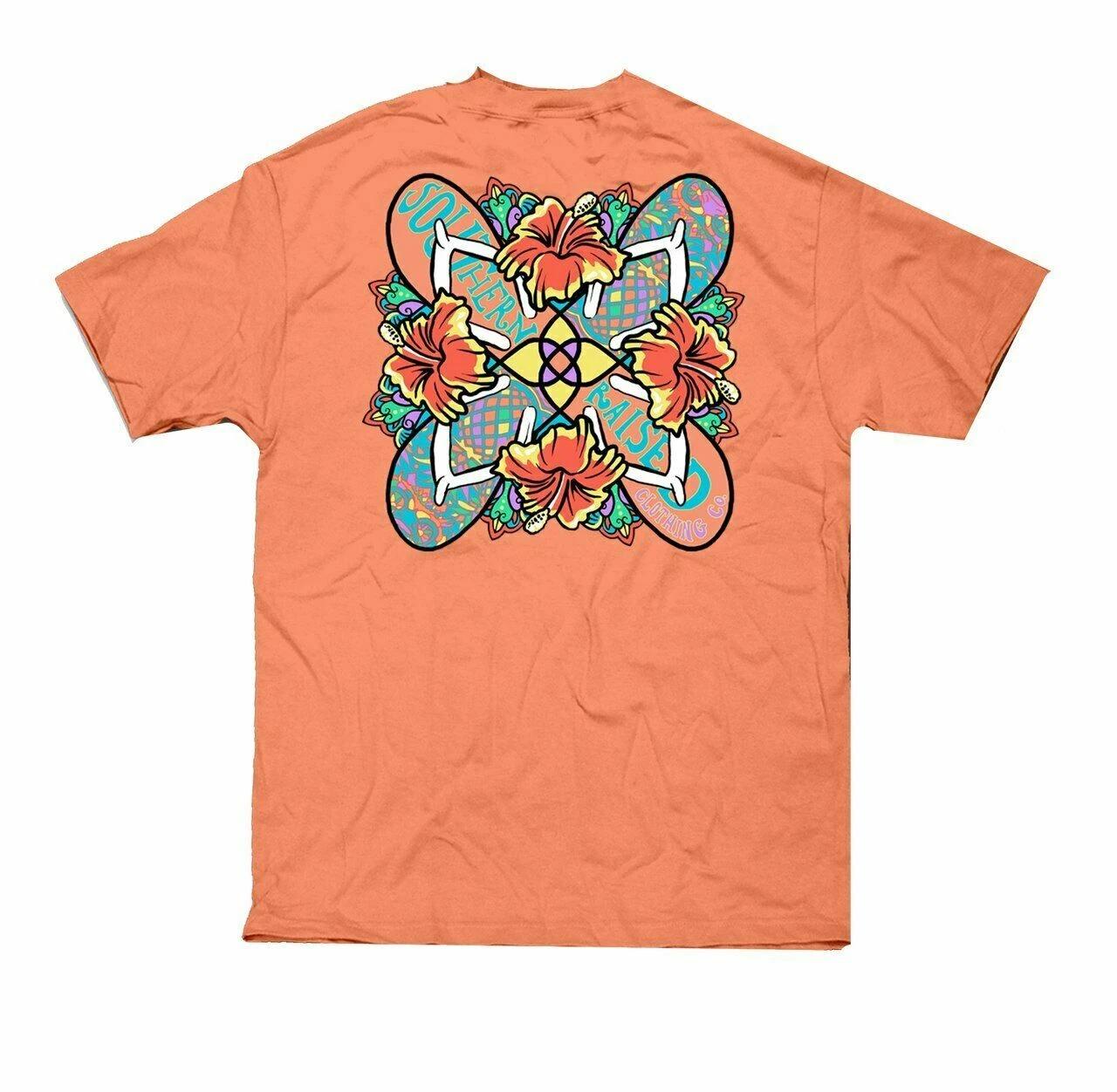 Southern Raised Infradito Manica Corta Donna Tasca T-Shirt 3XL