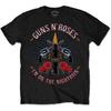 Rockoff Trade Men's Guns N' Roses Night Train T-Shirt, Black, Small