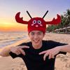 Soft Breathable Cartoon Lobster Plush Hat Funny Look Lobster Headgear  Stage Performance