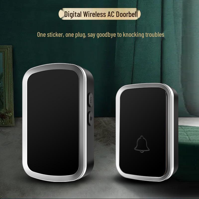 Wireless Waterproof Doorbell with Long-Distance Transmission and One-to-One Ding-Dong Caller for Home Use