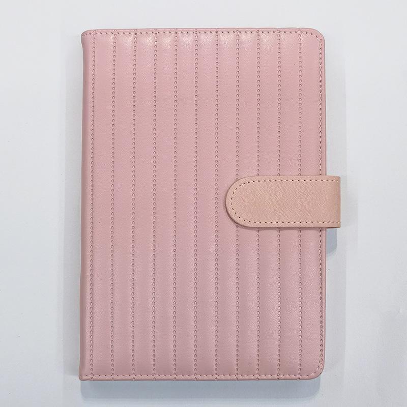 Macaron Creative Hand School Notepad Simple Small Fresh Student Prize Gift A5 Imitation Leather Spot (Pink,200 Pages&A5) розовый
