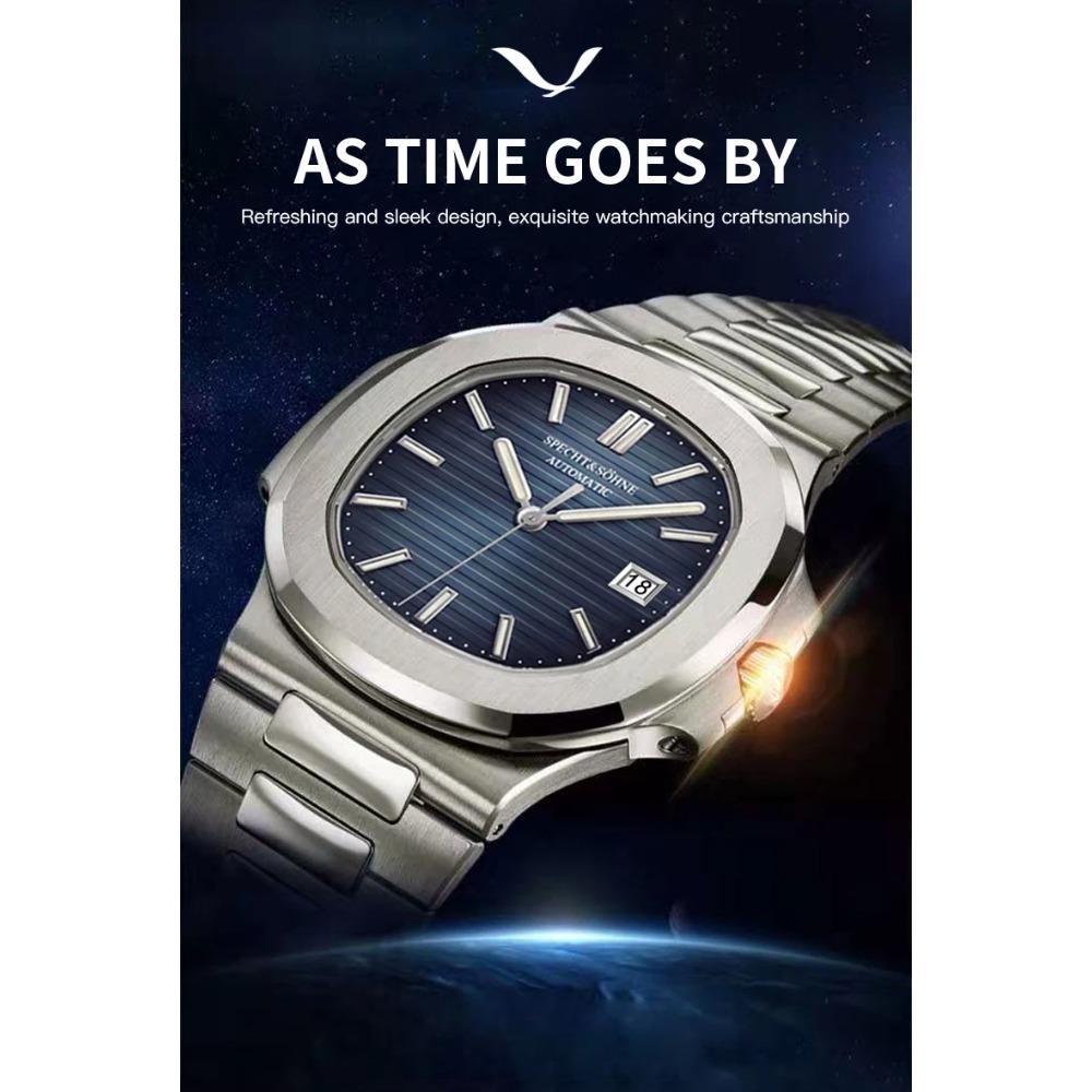 Dropshipping 2025 Hot Selling Wrist Watches For Men Specht&Sohne Automatic Watches Japan Mechanical Watch Relogio Masculino 42mm