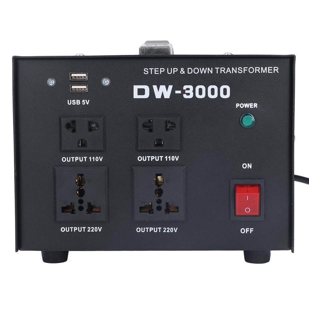 Voltage Converter Transformer 3000W Multiple Protection  To  Step Up  To  Buck AC Voltage Converter