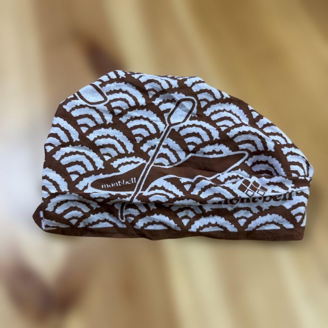 Used mont-bell Mont-bell Bandana Cap FREE Brown