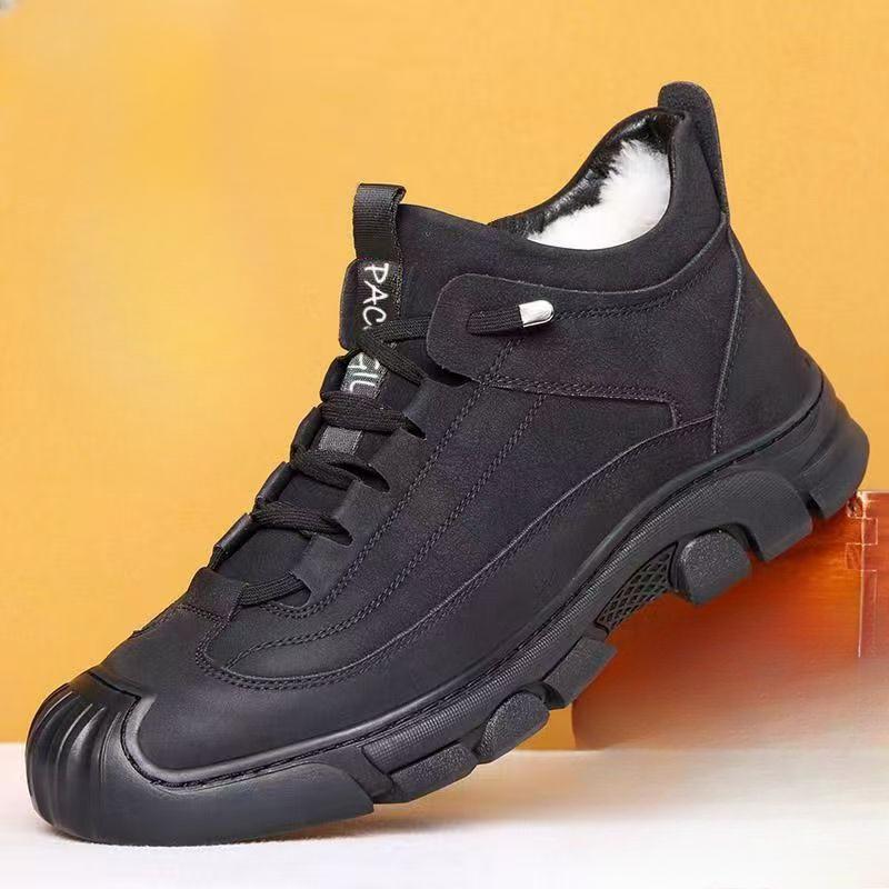 New Style Cotton Boots, Fleece Warm Snow Boots, Thickened Large Cotton Boots, High-top Sports Cotton Shoes