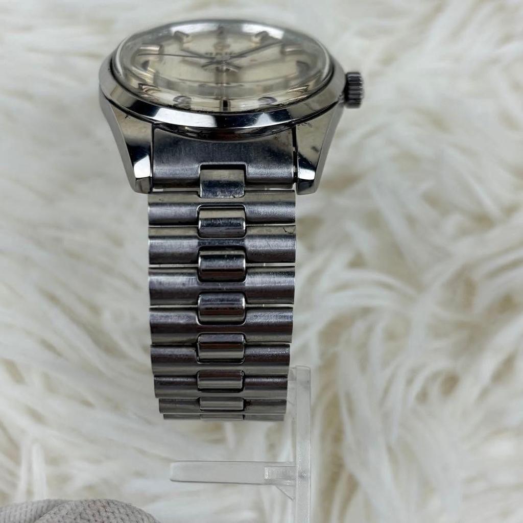 Used Rare Vintage RADO Green Horse Watch Automatic Silver Men's Working Item