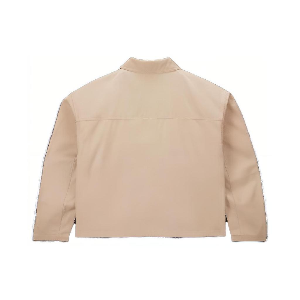 Air Jordan X J Balvin Collaboration Series FW23 Solid Coach Jacket Unisex Outerwear Khaki FJ6136-296