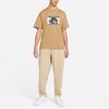 Nike Pattern Print Crew Neck Pullover Short Sleeve T-Shirt Men Tops Khaki DR5758-258