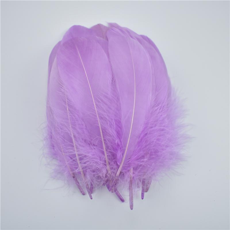 20Pcs Colored Goose Feather 5-7inch/12-18cm  Swan Plumes Handicraft Accessories Wedding Deco Diy Craft Carnival Party Decoration