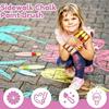 3pcs/set Versatile Sidewalk Chalk Paint Brush Set Outdoor Fun Art Tools  Children's Painting