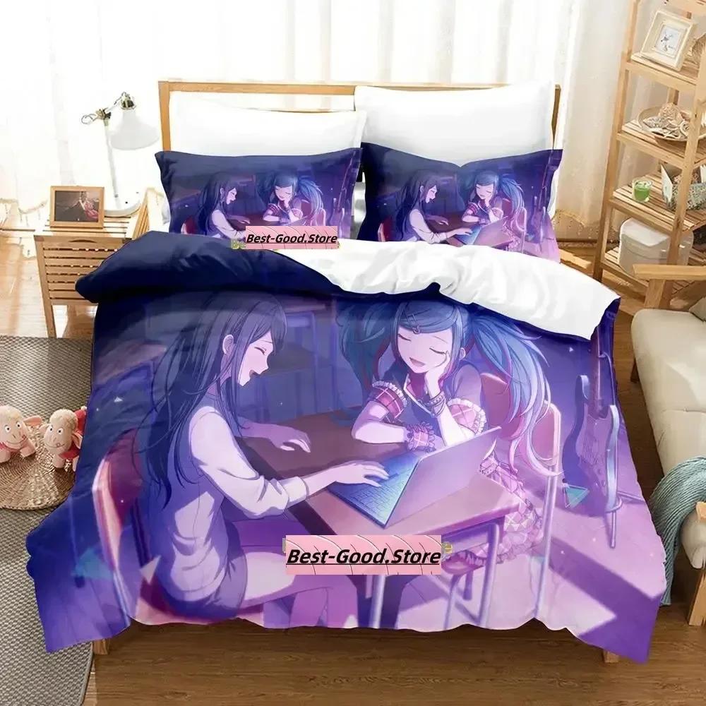 Kawaii Ichika Hoshino Sängkläder Set Enkelt Twin Full Queen King Size Sängset Vuxen Barn Sovrum Påslakan Set Tryck Anime Tjejer