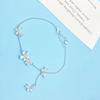 S925 Sterling Silver Butterfly & Flower Bracelet for Women - Elegant High-End Fashion