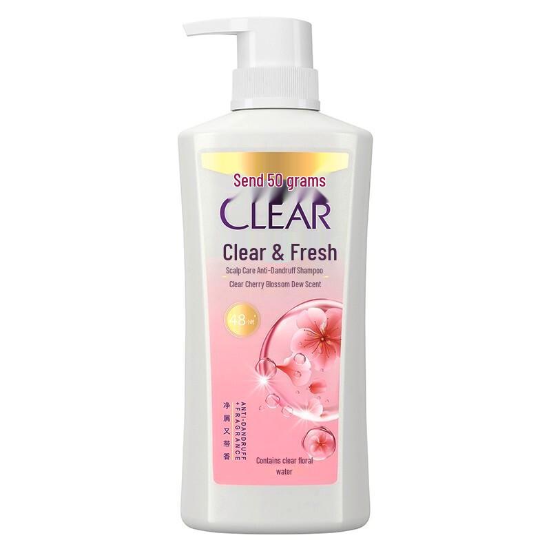 CLEAR Refreshing Anti-Dandruff Cherry Blossom Moisturizing Shampoo