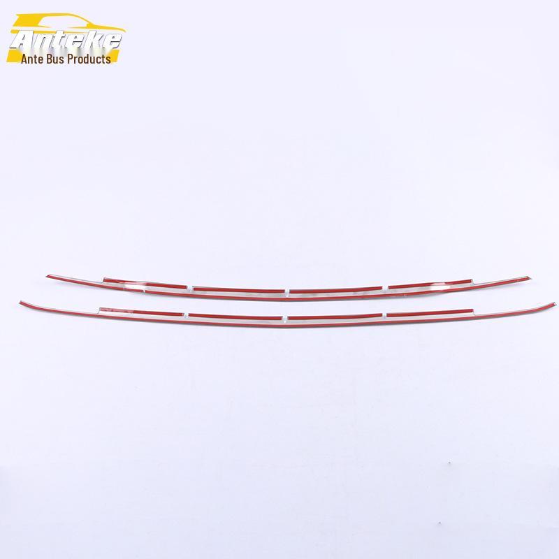 Suitable for 19 Encore: Front Lower Grille Bright Strip, Hood Bumper Anti-Collision Scratch Body Sticker.