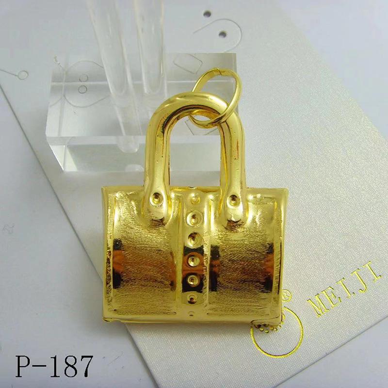 Pendant with Necklace For Women Men 24k Gold Plated Copper 33 Designs Wholesale Fashion Zircon For Daily Wear Anniversary