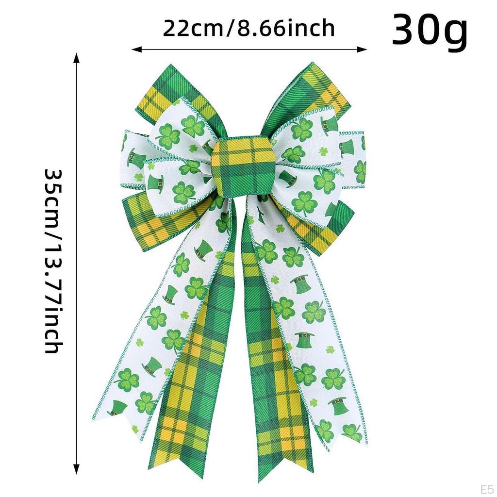 Crown From Saint-with Irish St. 'S Decor Polyester Outdoor Bowknot Tree Facing for Wall