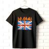 Def Leppard Leopard British Flag Men's T Shirt