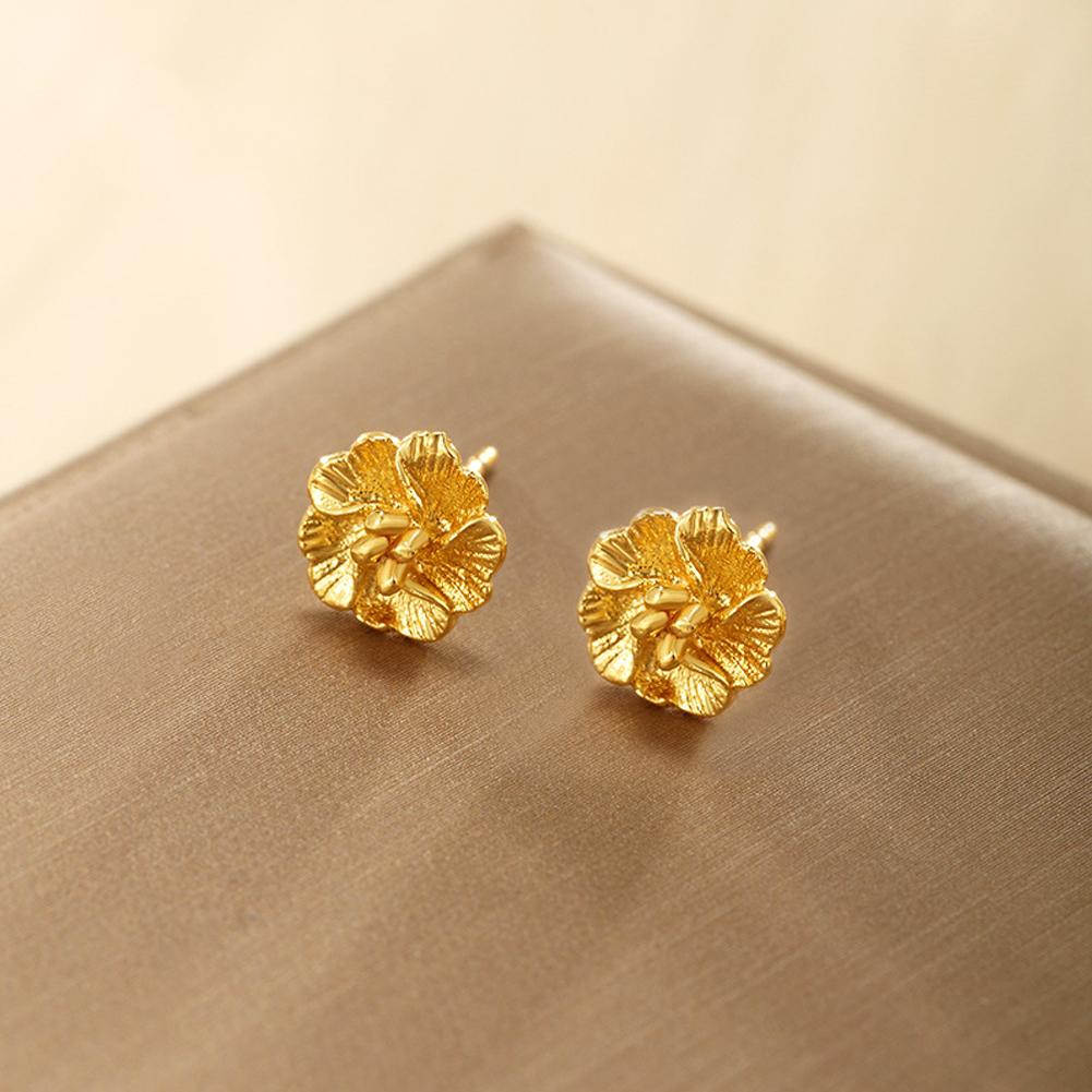 Vintage Earrings Flowers Ear Studs For Girl Simple Jewelry Fashion Classic Earrings Jewelry Party Gifts