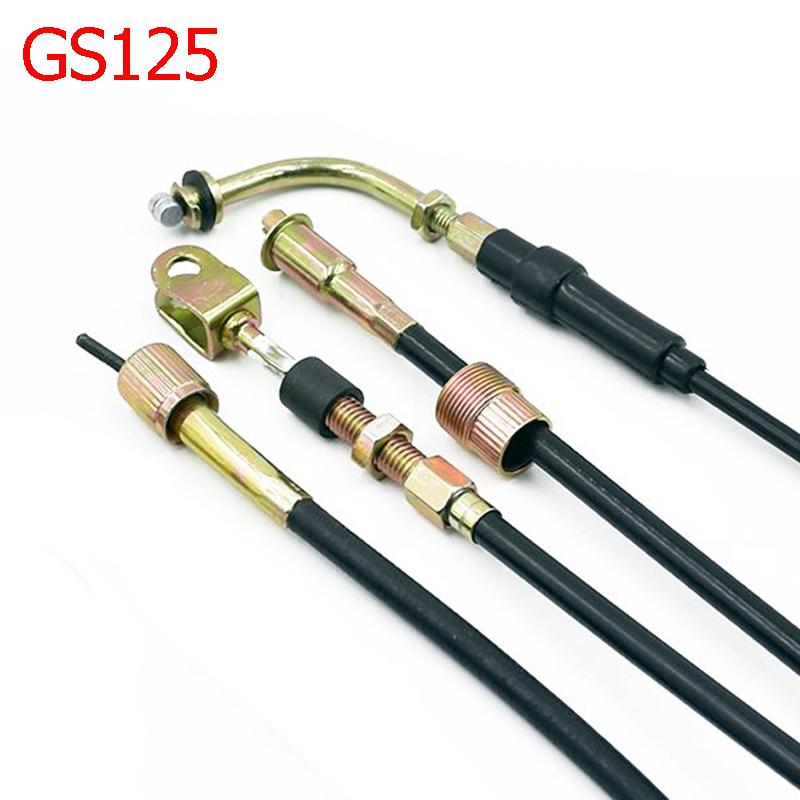 Motorcycle Control Cables For Suzuki Haojue Qingqi Jingcheng Lifan QJmotor GS125 HJ125 GS 125 Throttle Clutch Speedo meter Cable