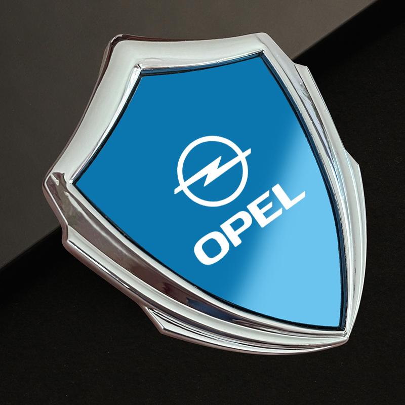 For Opel Corsa D Astra Insignia Mokka Adam Combo OPC Vauxhall Vectra H G J Antara Metal 3D Sticker Motorcycle Trunk Sticker